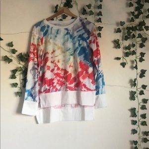 rainbow tie dye long sleeve